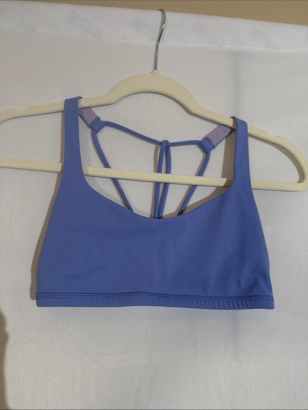 Lululemon Sports Bra Size 4 Blue Color Light Support